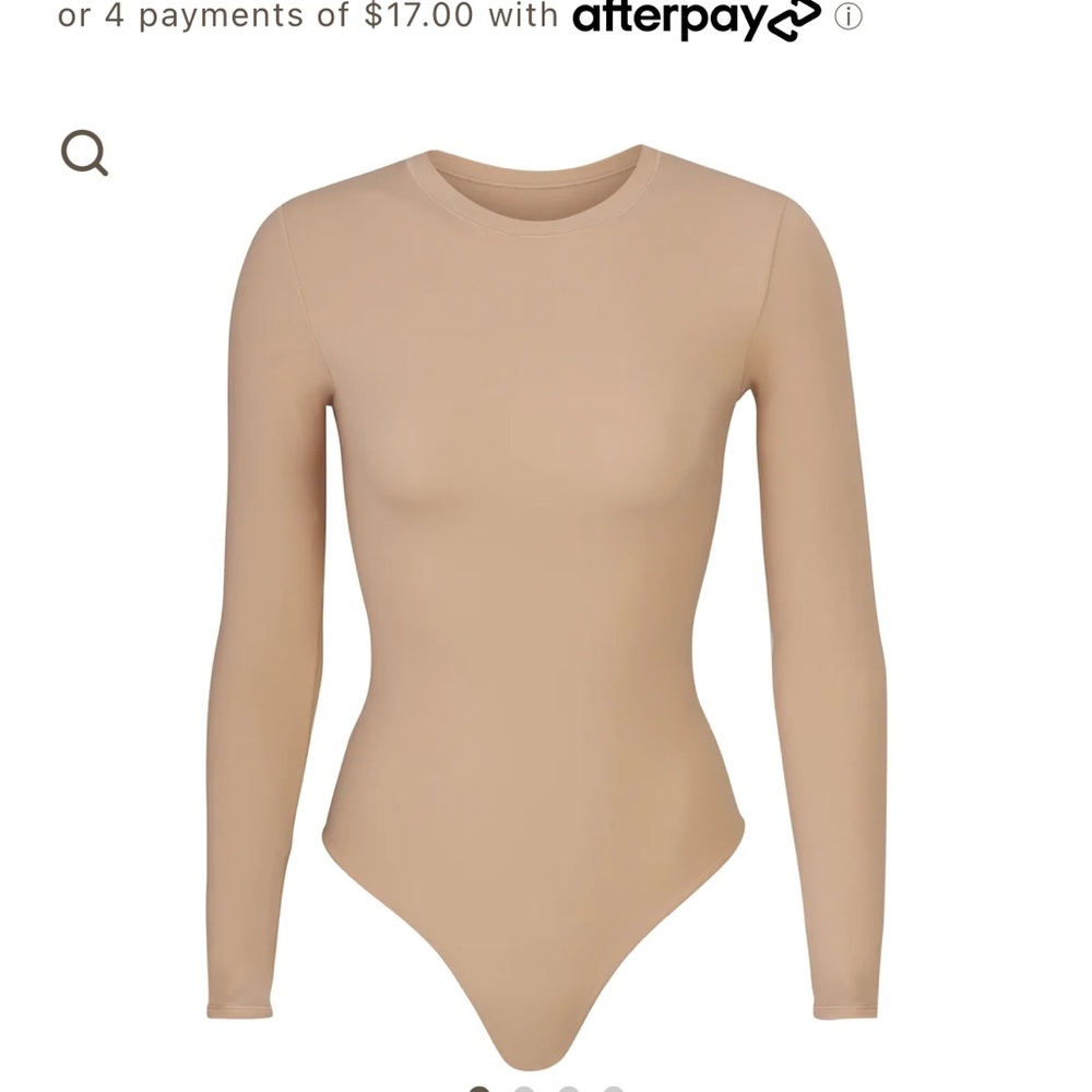 SKIMS FITS EVERYBODY LONG SLEEVE BODYSUIT